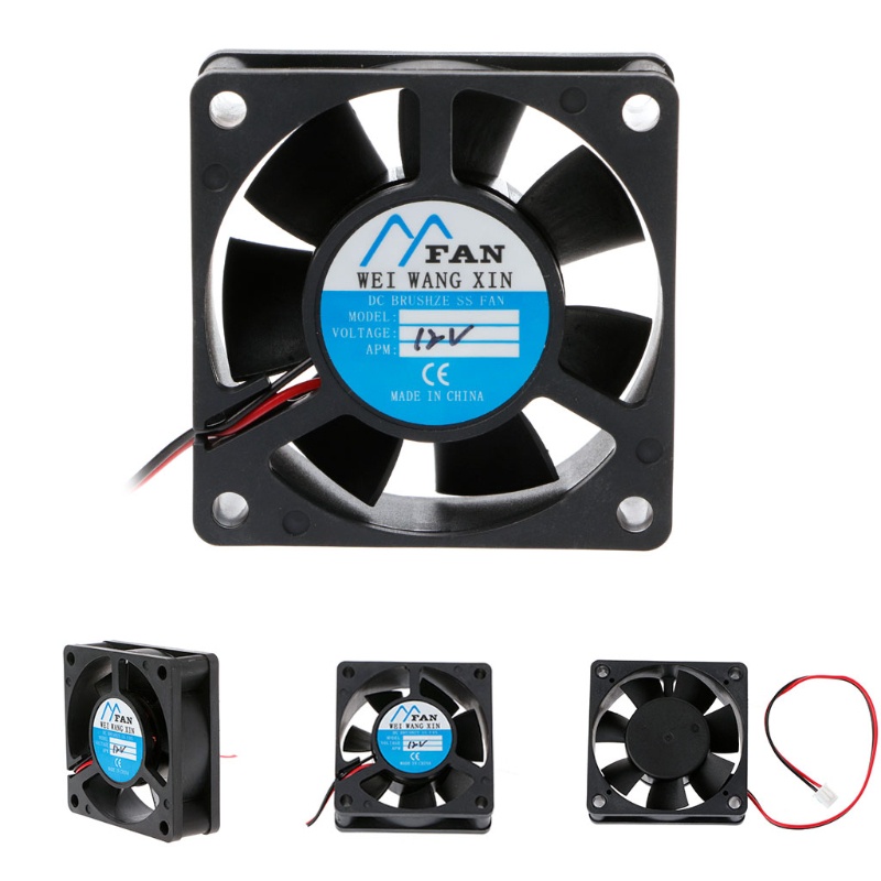 Quạt Tản Nhiệt Làm Mát Cpu 60mm X 60mm X 20mm Dc 12v 2-pin 6020