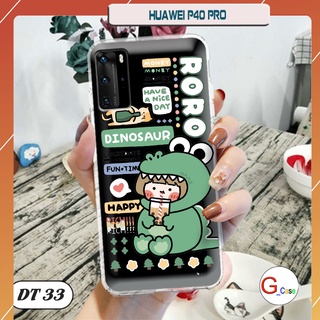 Ốp lưng điện thoại Huawei P40 PRO dẻo trong in hình