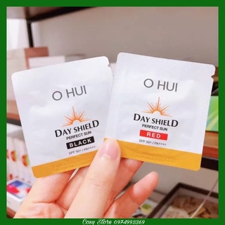 Kem chống nắng dành mọi loại da , Ohui Perfect Sun Pro Black,red , Gói 1ml