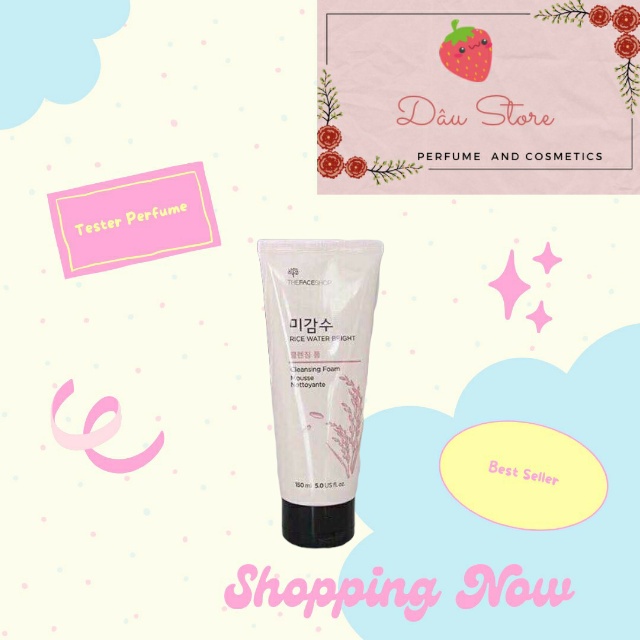 Sửa Rửa Mặt Gạo - Rice Water Bright Cleansing Foam The Face Shop