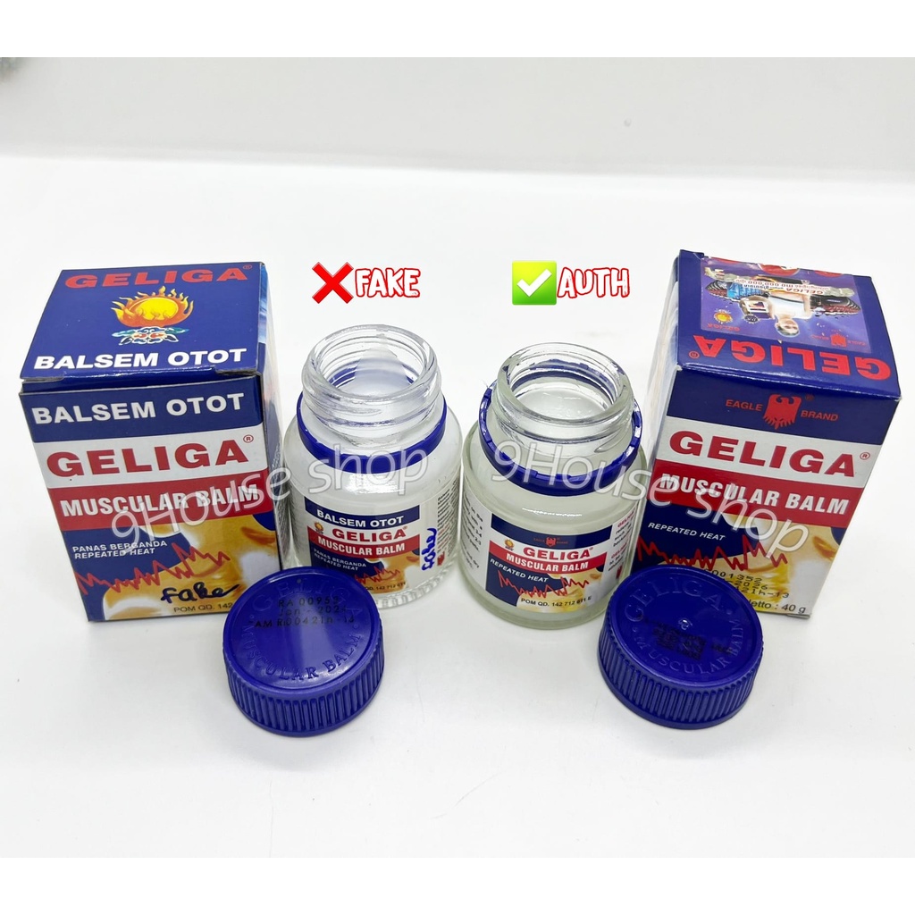 01 Hủ Dầu Cù Là Lửa GELIGA MUSCULAR BALM (40gr) INDONESIA