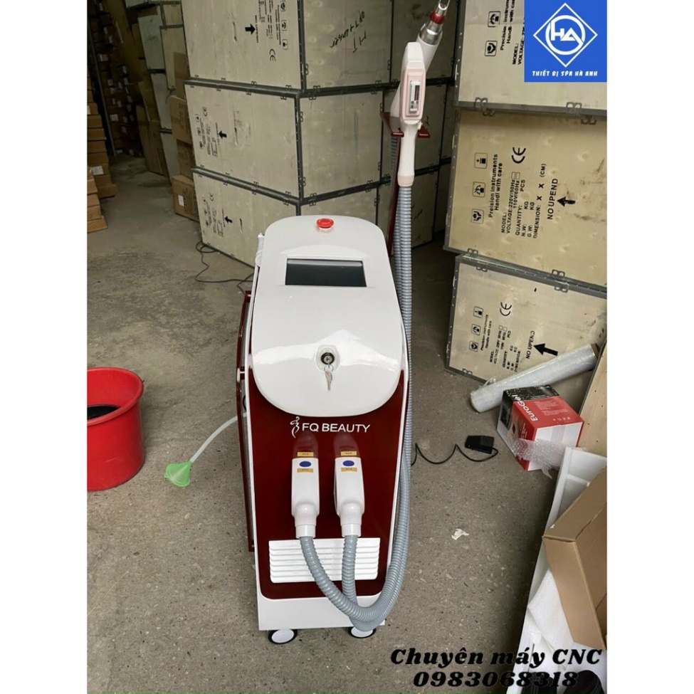 Máy triệt lông xóa xăm laser 2in1 FQ Beauty