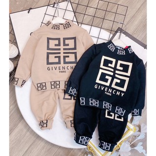 Bộ nỉ lông quảng châu dày đẹp bé trai bé gái