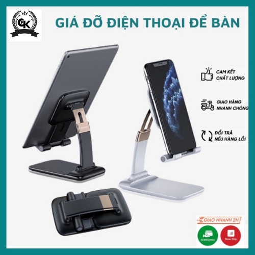 Giá đỡ điện thoại, ipad để bàn loại cao cấp, giá đỡ thông minh nhỏ gọn, bỏ túi đa năng tiện dụng