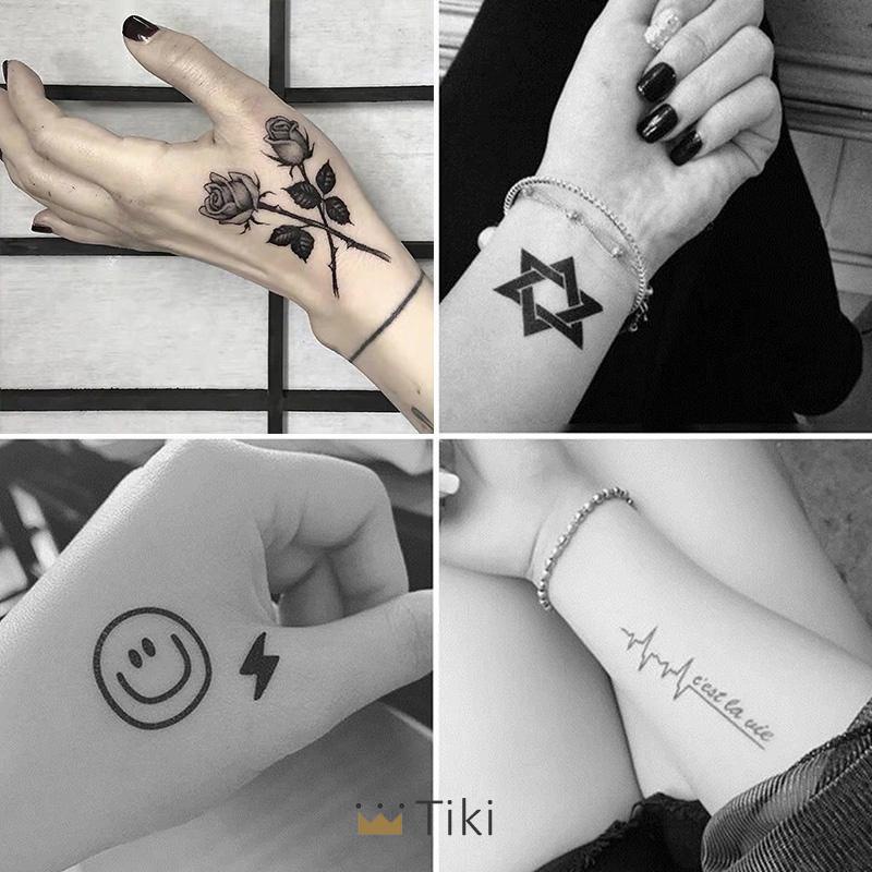 Hình Xăm Tạm Thời Bán Vĩnh Viễn 2 Tuần Lâu Trôi