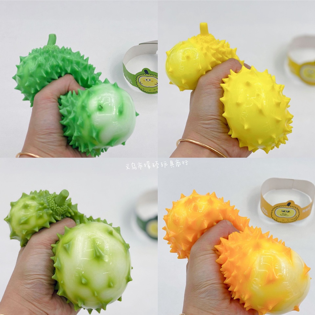 SQUIShY QUẢ SẦU RIÊNG GAI mềm mịn đàn hồi cực đáng yêu bóp bóp có gai thích lắm luôn