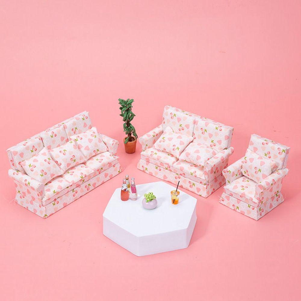 Mô Hình Ghế Sofa Mềm Mại Trang Trí Nhà Búp Bê Tỷ Lệ 1: 12