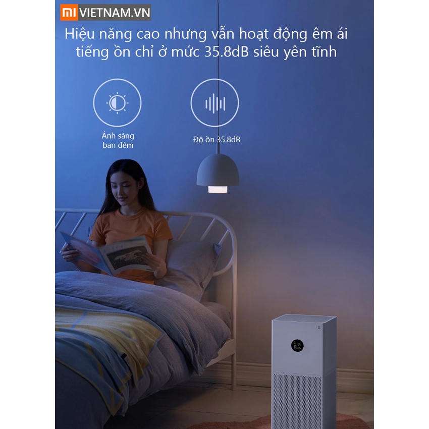 Máy lọc không khí Xiaomi Mi Air Purifier 4 Lite BHR5274GL Quốc Tế