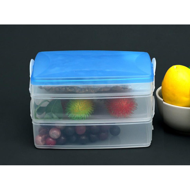 Hộp đựng thức ăn 3 tầng tiện ích Tashuan - BX1508