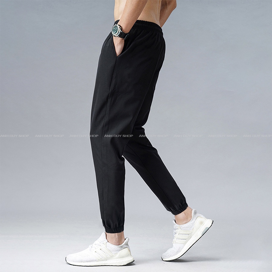 Quần Jogger Nam Nữ Trơn Basic Thun Poly Phong Cách Thể Dục Thể Thao Năng Động Cá Tính Unisex ANH DUY SHOP JGV20 | BigBuy360 - bigbuy360.vn