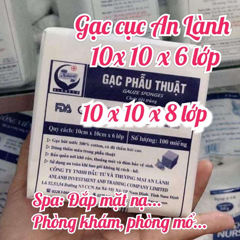 GẠC AN LÀNH ( 100 miếng chưa tiệt trùng)