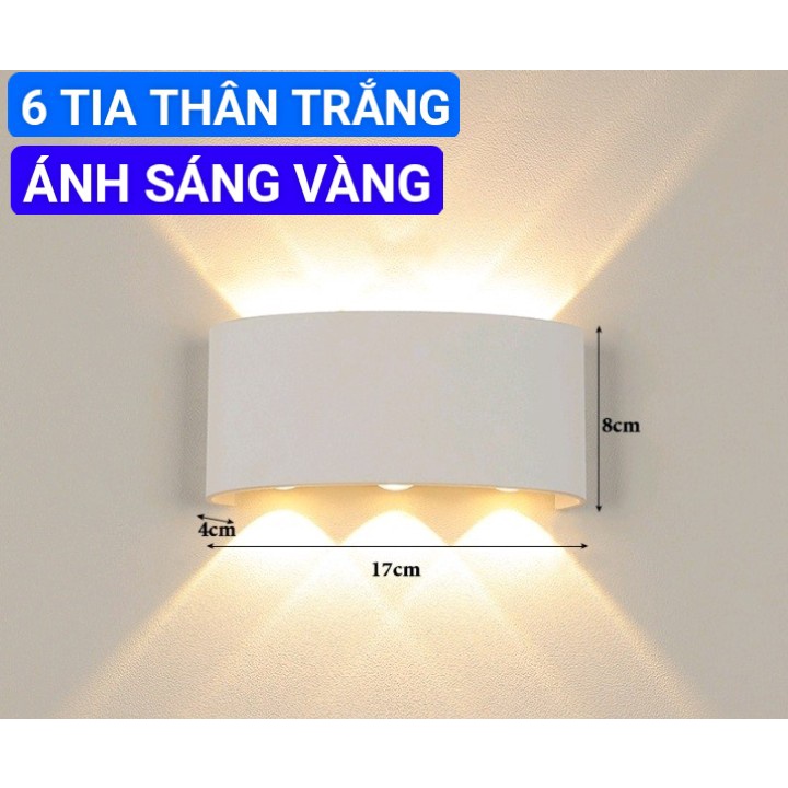 ĐÈN LED TRANG TRÍ GẮN TƯỜNG THÂN NHÔM CHỐNG NƯỚC BẢO HÀNH 2 NĂM VÀ THAY THẾ LINH KIỆN CHÍNH HÃNG TRỌN ĐỜI