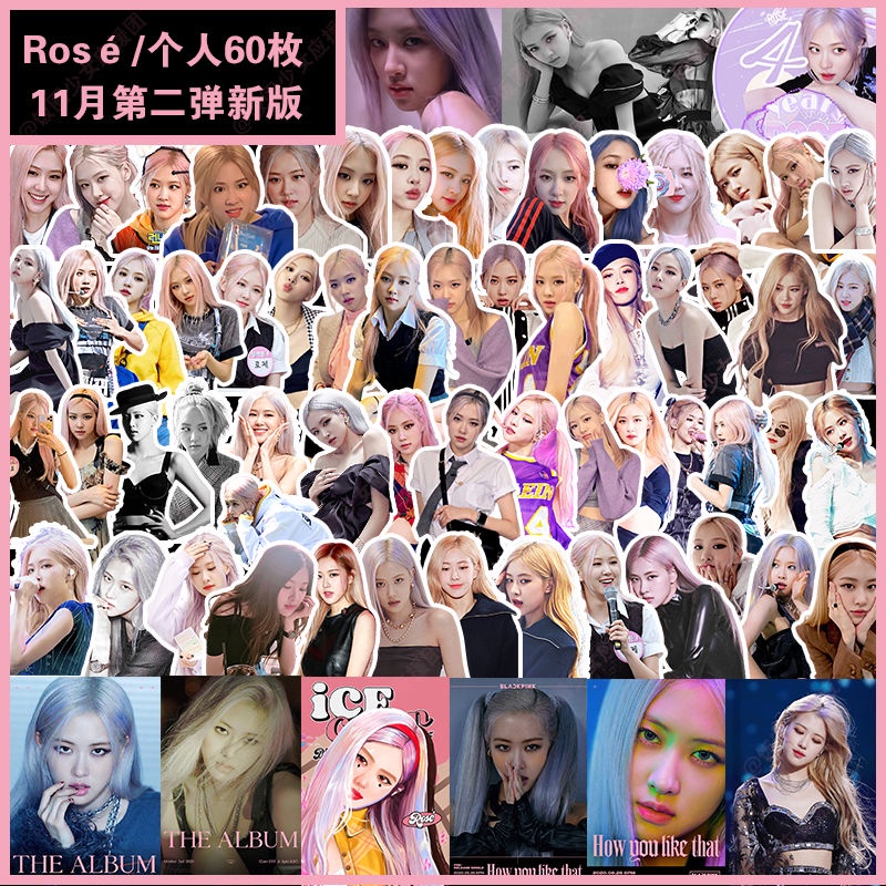 Sticker dán trang trí hình thành viên nhóm nhạc BLACKPINK