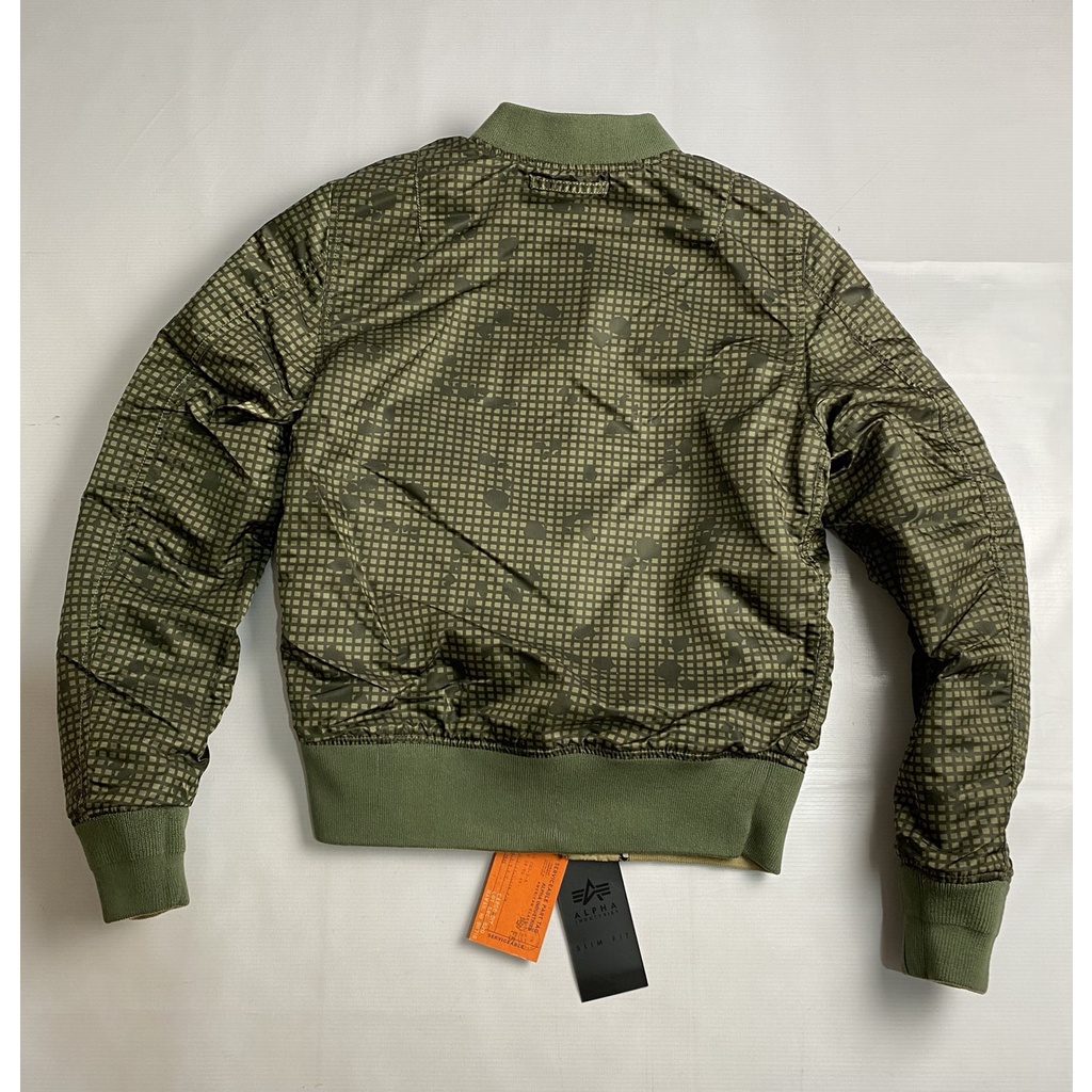 Áo Ma-1 Double camo - hàng chính hãng Alpha industries - sử dụng được 2 mặt