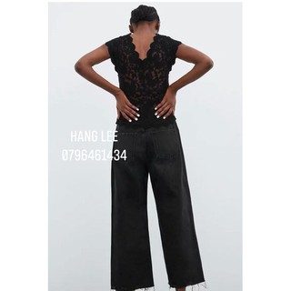 (SẴN) ÁO REN ĐEN SIÊU HOT