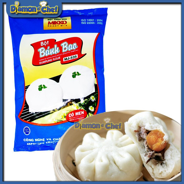 Bột bánh bao trộn sẵn mikko có men 400g