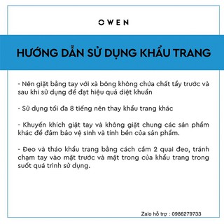 Khẩu trang KHÁNG KHUẨN OWEN