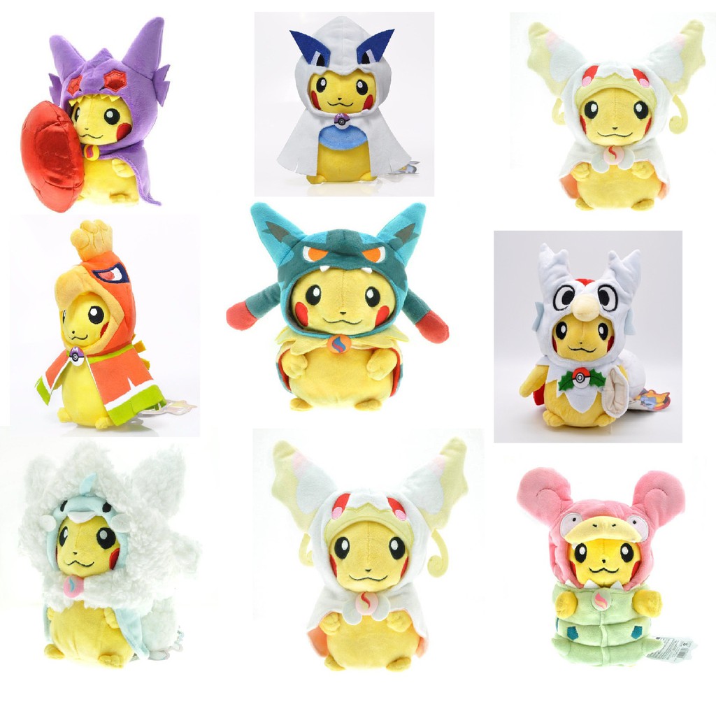 Gấu Bông Pokemon Cosplay-8 Figure 25cm