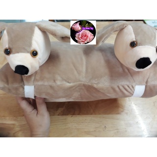 Gối đi xe máy hình thú 2 đầu vải nhung mềm cho bé