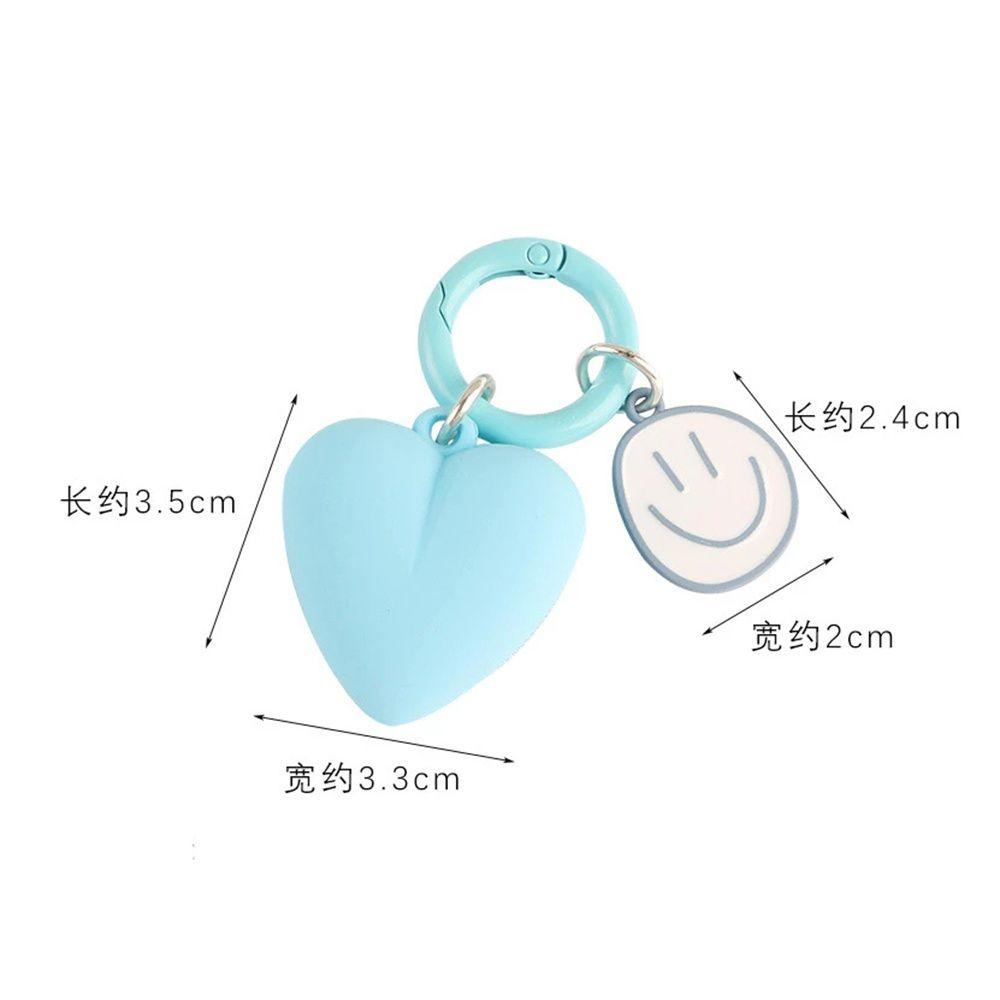 LANFY Móc Khóa Hình Trái Tim Mặt Cười Dễ Thương