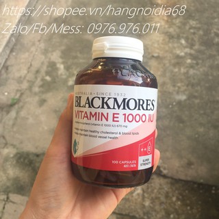 VITAMIN E BLACKMORE ÚC  1000IU lọ 100 viên