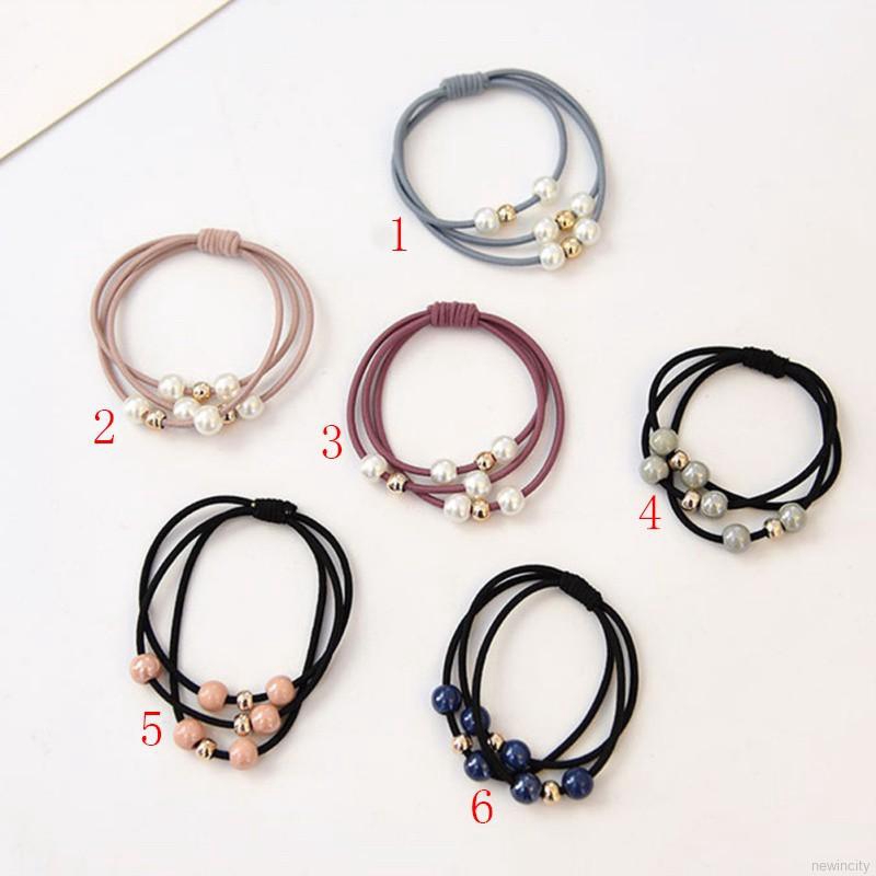 Thun cột tóc cho bé sơ sinh phong cách Hàn Quốc