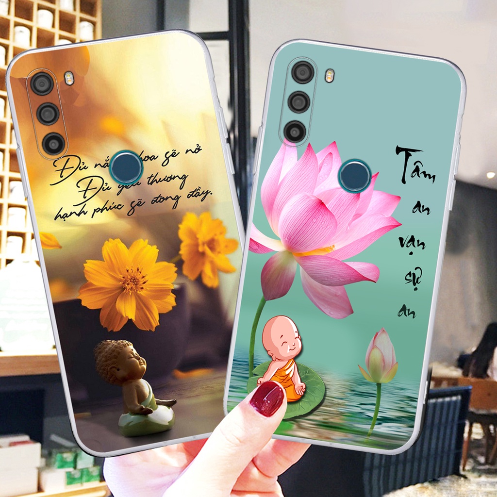Ốp Vsmart Active 3 in hình ốp tâm an vạn sự an ốp lưng cao cấp chất lượng