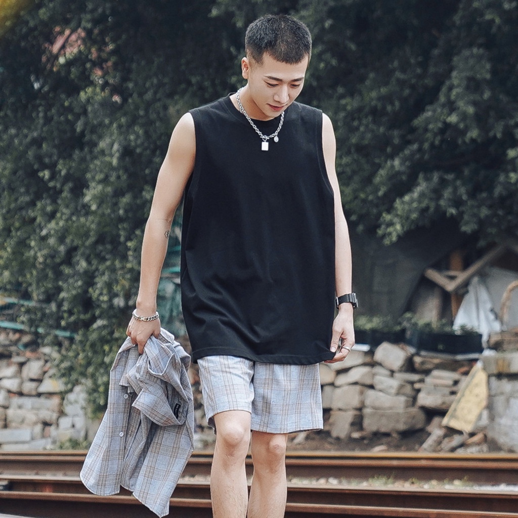 Áo Thun Ba Lỗ Thể Thao Sát Nách Phong Cách Thoải Mái Thấm Hút Hoạt Động Hè 2022