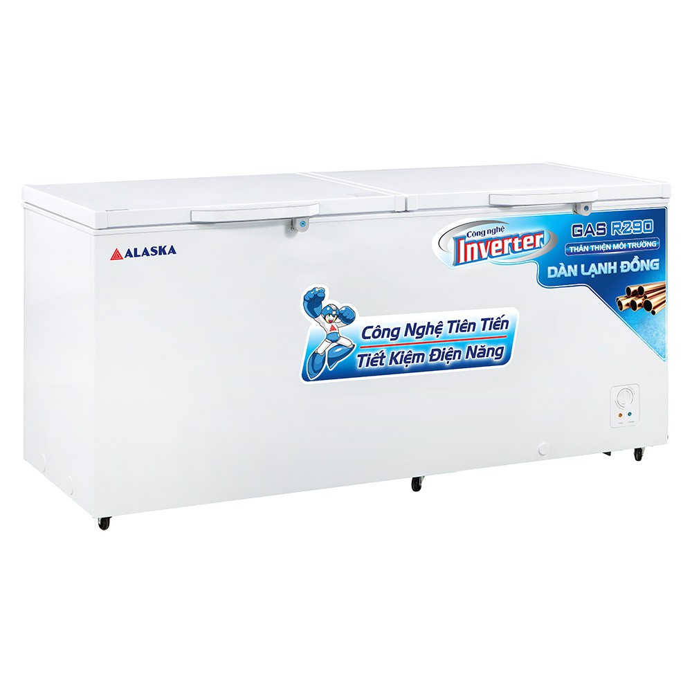 Tủ đông Alaska 2 cửa Inverter 1200 Lít HB-1200CI