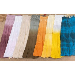 Chân Váy Nhật Xòe (Hoa Nhí, loang màu, ombre)