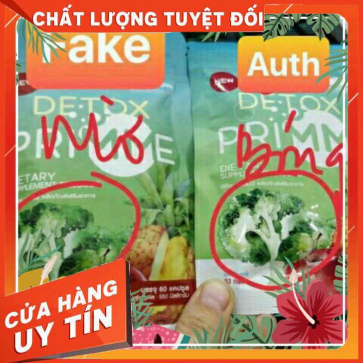 CGGS VMPGS MPGS Viên uống khử mỡ giảm cân rau xanh Detox Primme chính hãng - 60 viên/gói shopmyphamgiasi PTS CGGS