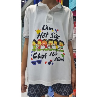 Áo polo cổ bẻ đồng phục trơn hoặc in theo yêu cầu