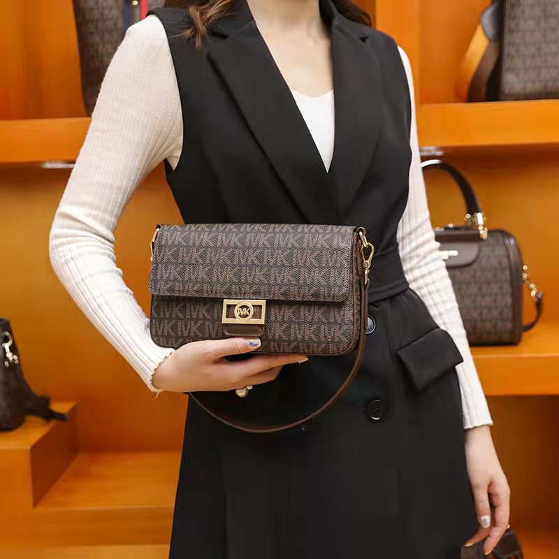 MK fashion woman bag Genuine leather shoulder bag cross body bag