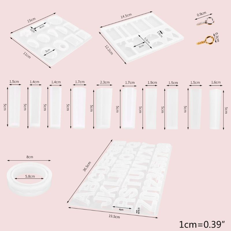 1 Set Khuôn Silicon Làm Vòng Đeo Tay Thủ Công DIY