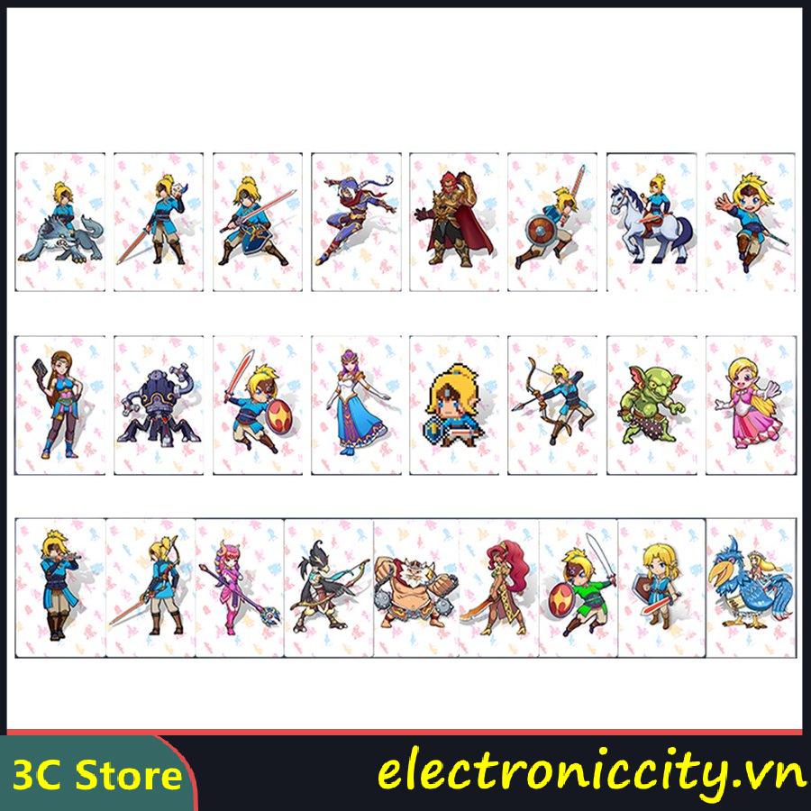 25pcs Set PVC Card The Legends Of Breath Of The Wild WOLF LINK For Amiibo