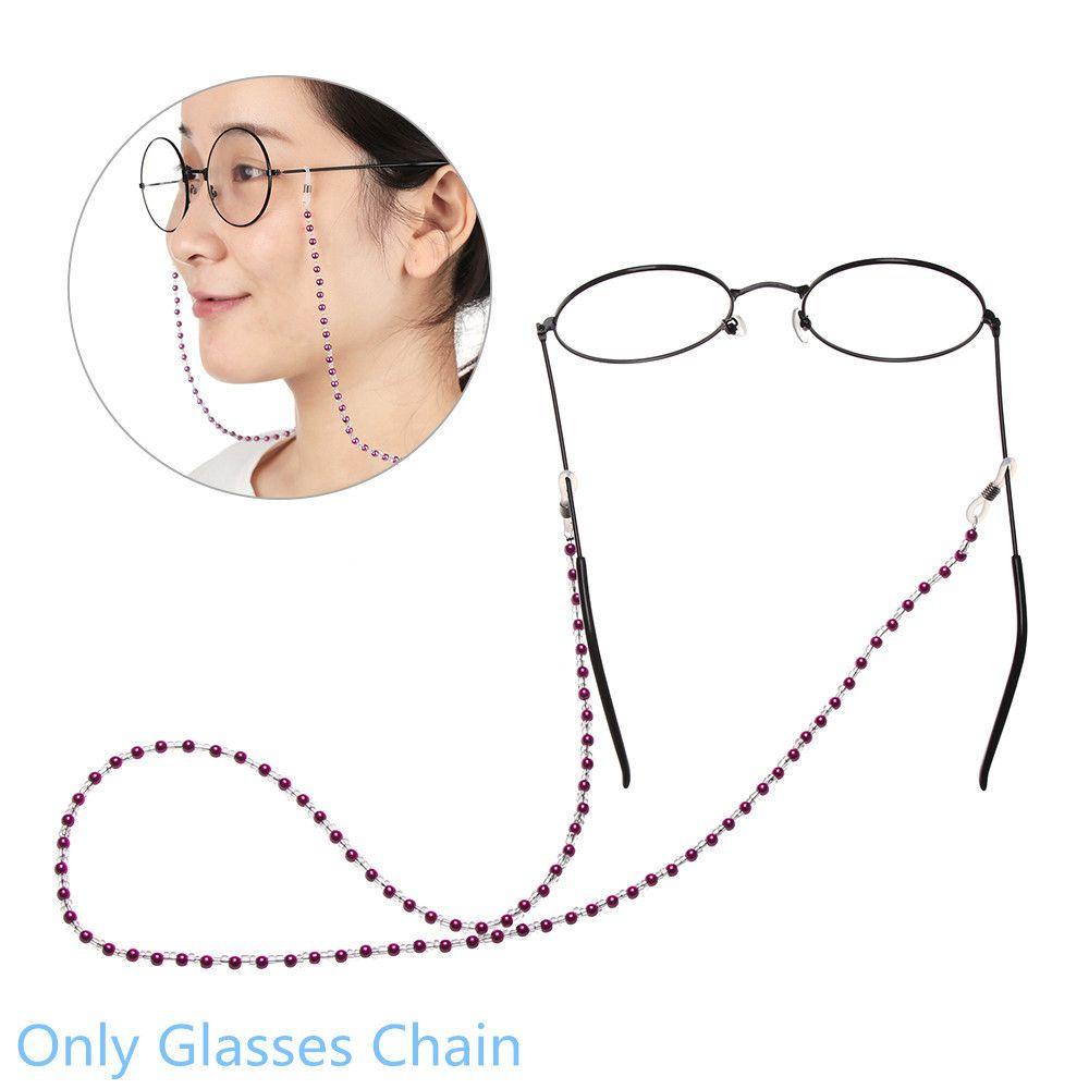 Dây Chuỗi Hạt Nhiều Màu Đeo Mắt Kính Chống Trượt Cho Nữ
