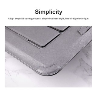 NILLKIN Versatile Laptop Sleeve For Macbook 13.3 , 16.1 inch / Túi da cao cấp cho Laptop 14 inch chính hãng NillKin