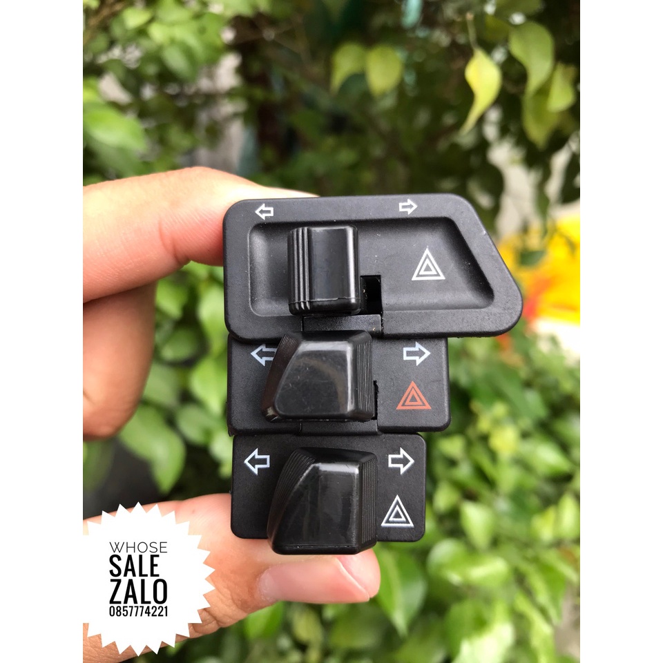 Công tắc xi nhan tích hợp hazard, COMBO NÚT XI NHAN TÍCH HỢP ƯU TIÊN XE  WINNER AIR BLADE SH VISION WAVE AXELO