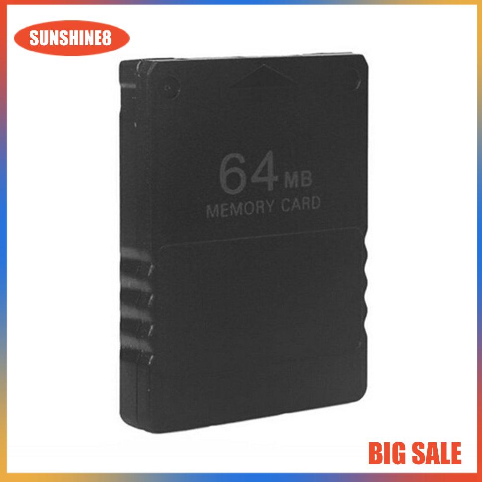 【SUN】High Speed Memory Card Save Game Data Stick Module Card for PS2 Black