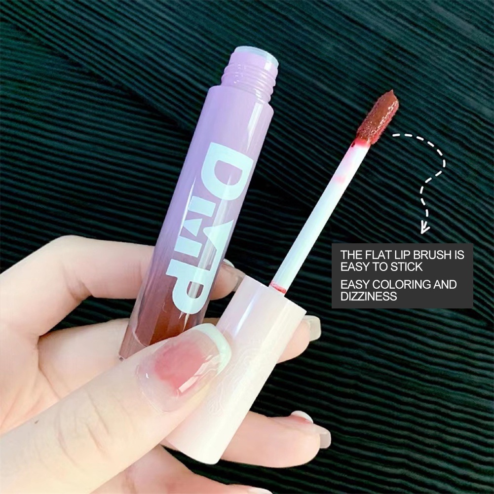 Chứng Khoán sẵn sàng DAIMANPU Lipstick Lip Cream lâu dài không thấm nước Lip Tint Liptint Matte Lip Đất Sét đám mây sương mù Son môi men nhung matte COD