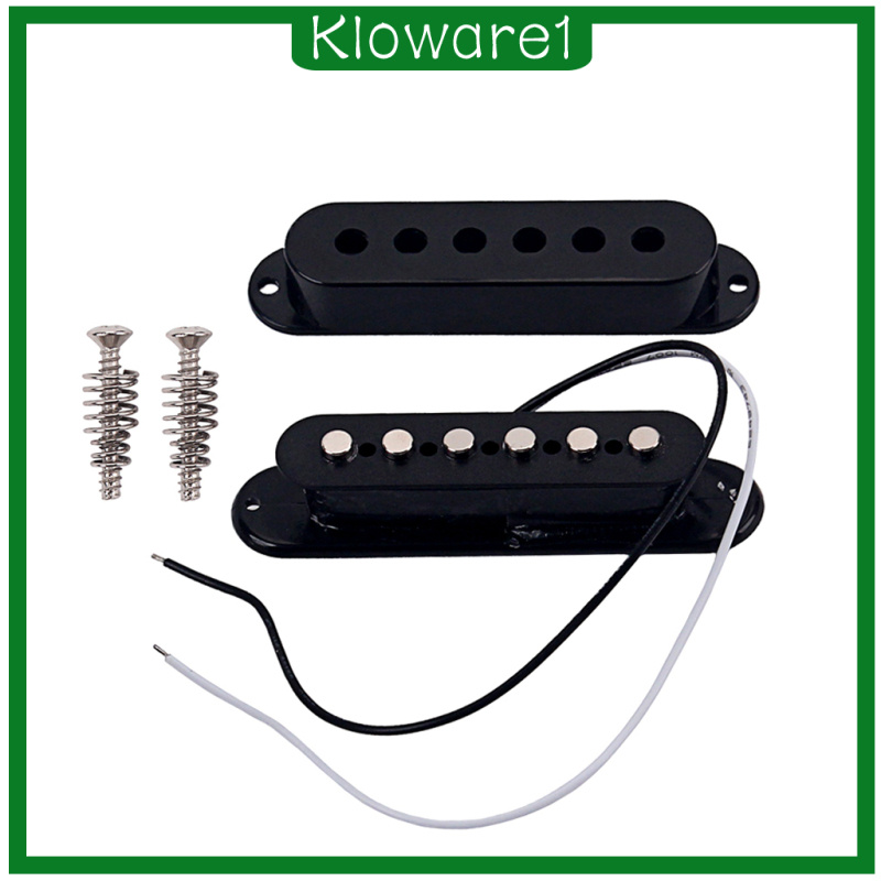 [KLOWARE1]MagiDeal 48mm Single Coil Neck Pickup for ST Electric Guitar Parts Black