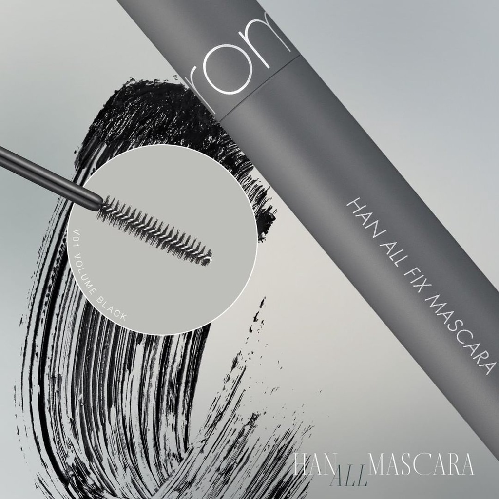 Chuốt mi ROMAND mascara làm dài mi cong mi Han All Fix Mascara tự nhiên chống trôi ROMA20