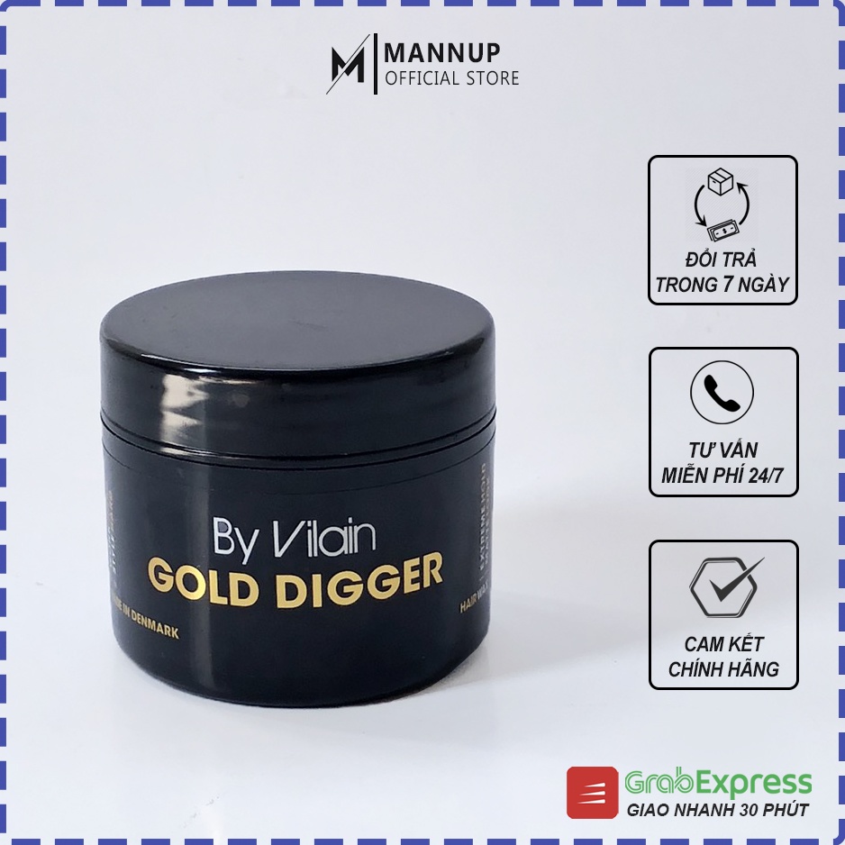 Sáp Vuốt Tóc Nam By Vilain Gold Digger 65ml - Hàng Chính Hãng