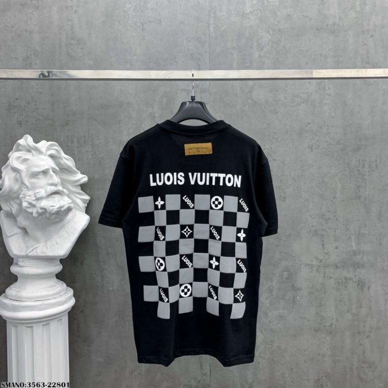[Sẵn hàng] Áo Phông LV In Hình Siêu Chất - Áo LV Nam In Nhiệt Không Bong Tróc