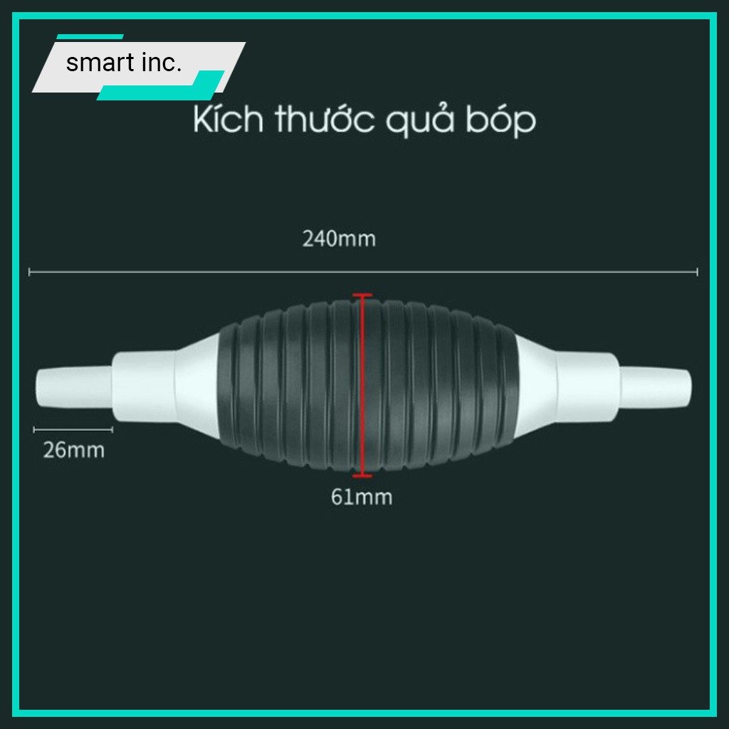 Máy Bơm Hút Bóp Tay Tự Động Xăng Dầu Chất Lỏng Ống Hút Thay Nước Bể Hồ Cá Hút Xăng Rượu Cầm Tay Tiện Dụng