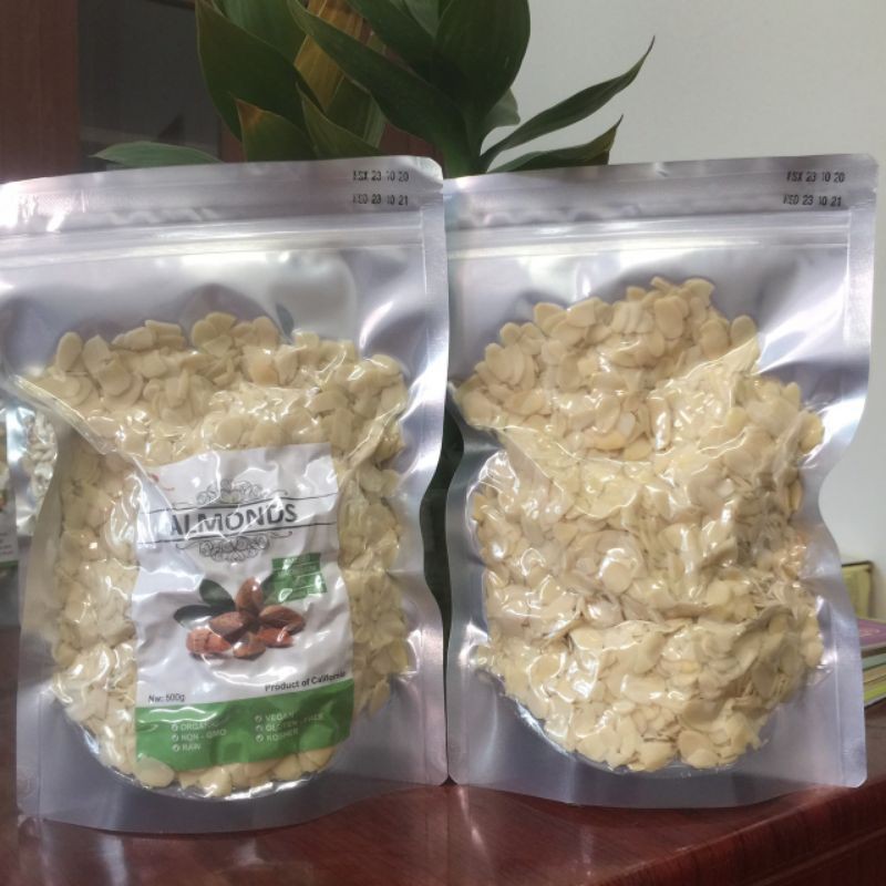 Hạnh Nhân Lát làm bánh giá tốt túi_500gr