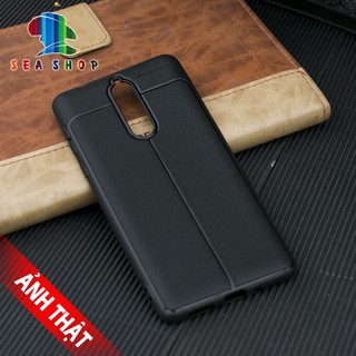 Ốp lưng dẻo cho Nokia 8 vân giả da Auto Focus ( Đen ) / Giá Rẻ