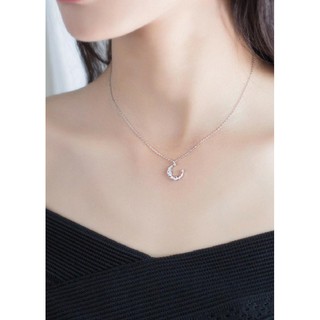 Dây Chuyền Bạc Mặt Trăng lưỡi liềm