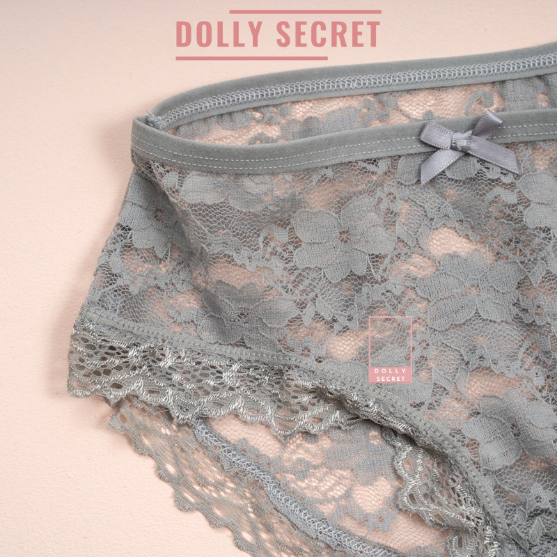 Quần lót ren gợi cảm sexy siêu mỏng xuyên thấu nhiều màu DOLLY SECRET QL015