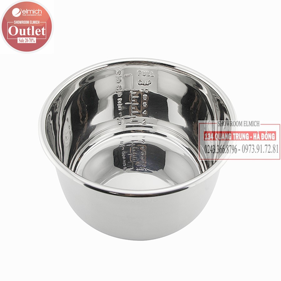 Nồi áp suất PCE-1798 5L Lòng Nồi Inox